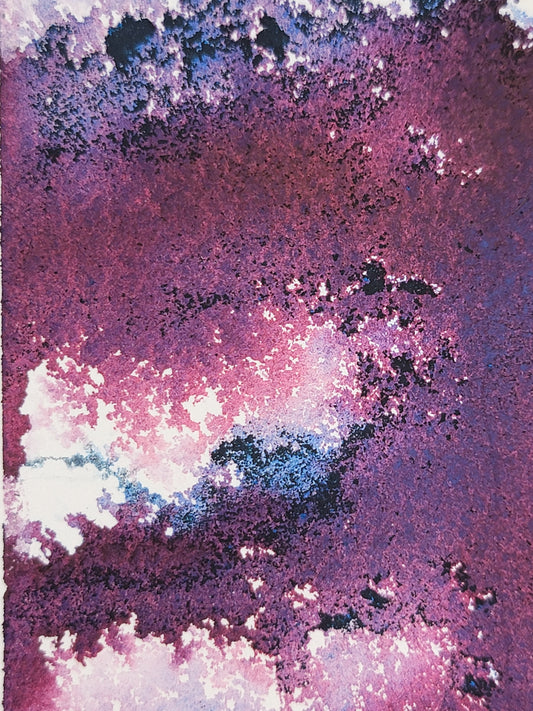 "Pulse" 6x12 Original Watercolor Painting