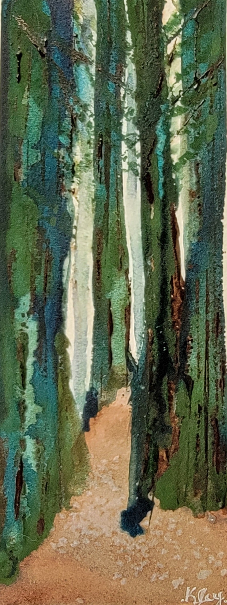 "Sanctuary" 4x10 Original Watercolor Painting