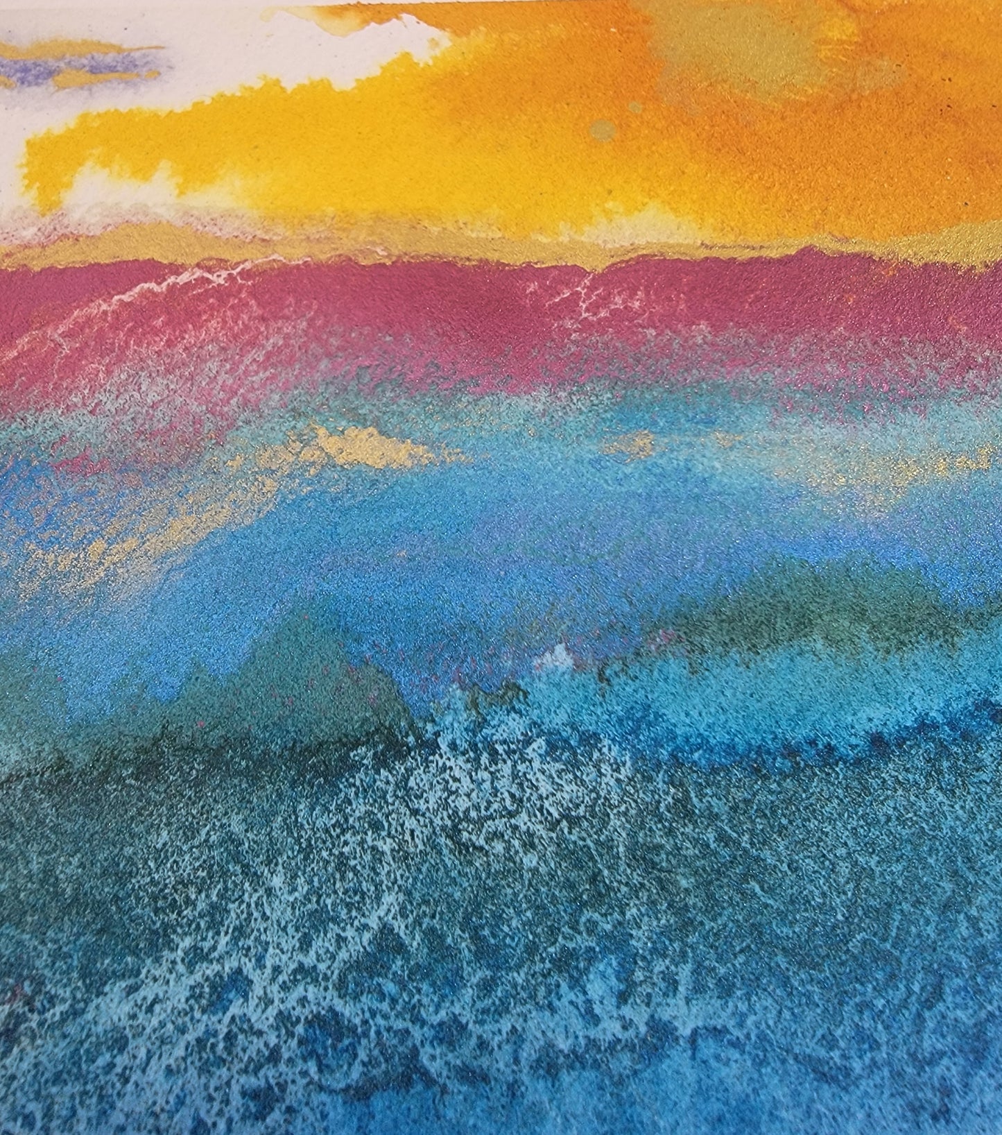 "Horizon" 6x12 Original Watercolor Painting