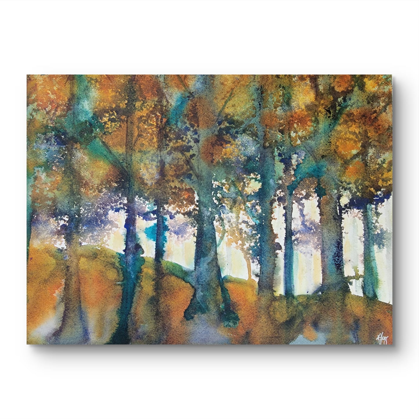 "Open to Autumn" 12x16 Original Watercolor Painting