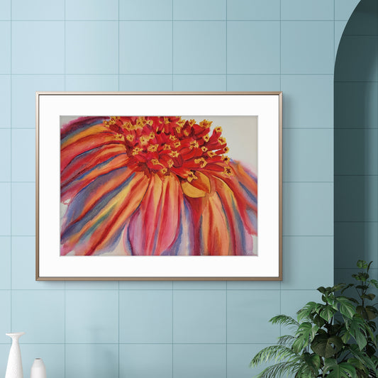 Dahlia Daydreams — 18x24 Original Watercolor Painting