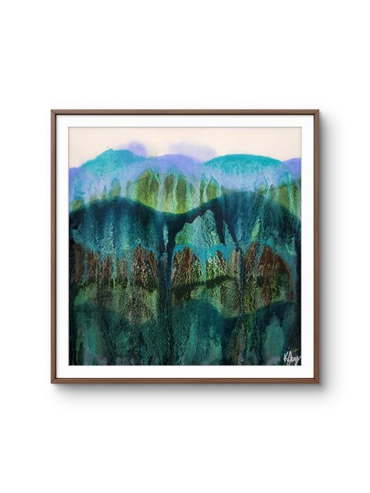 Stages — 8X8 Original Watercolor Painting