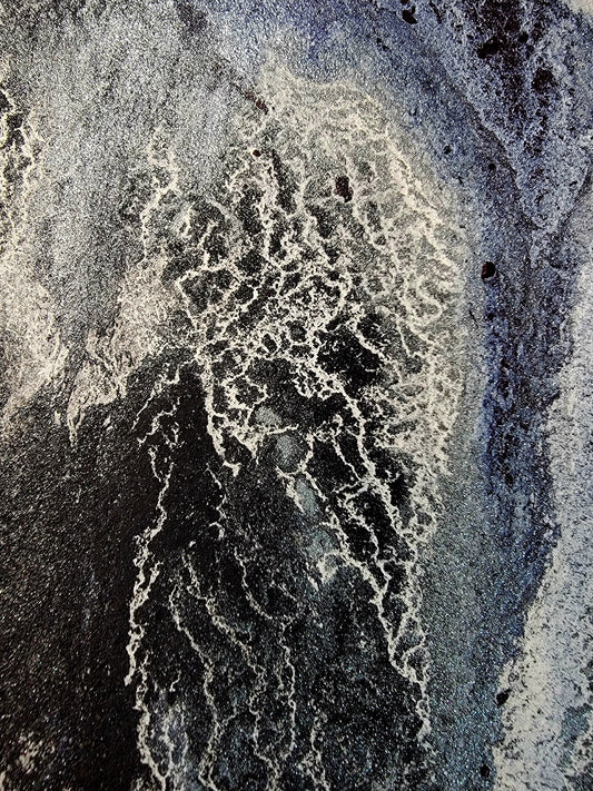 "Moon Bound" 12x16 Matted Original Watercolor Painting