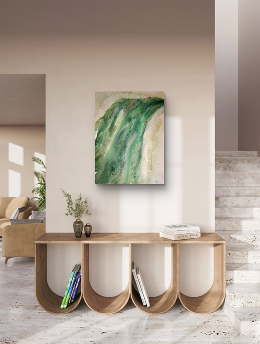 "Resound" 12x16 Matted Original Watercolor Painting