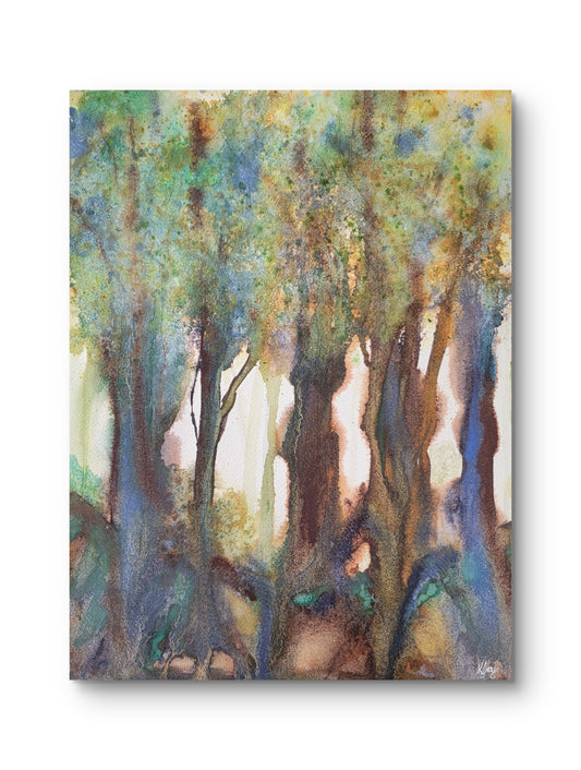 Forest Refuge - 12x16 Original Watercolor Painting