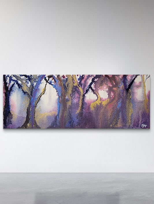 "Gold Mist" 6x12 Original Watercolor Painting