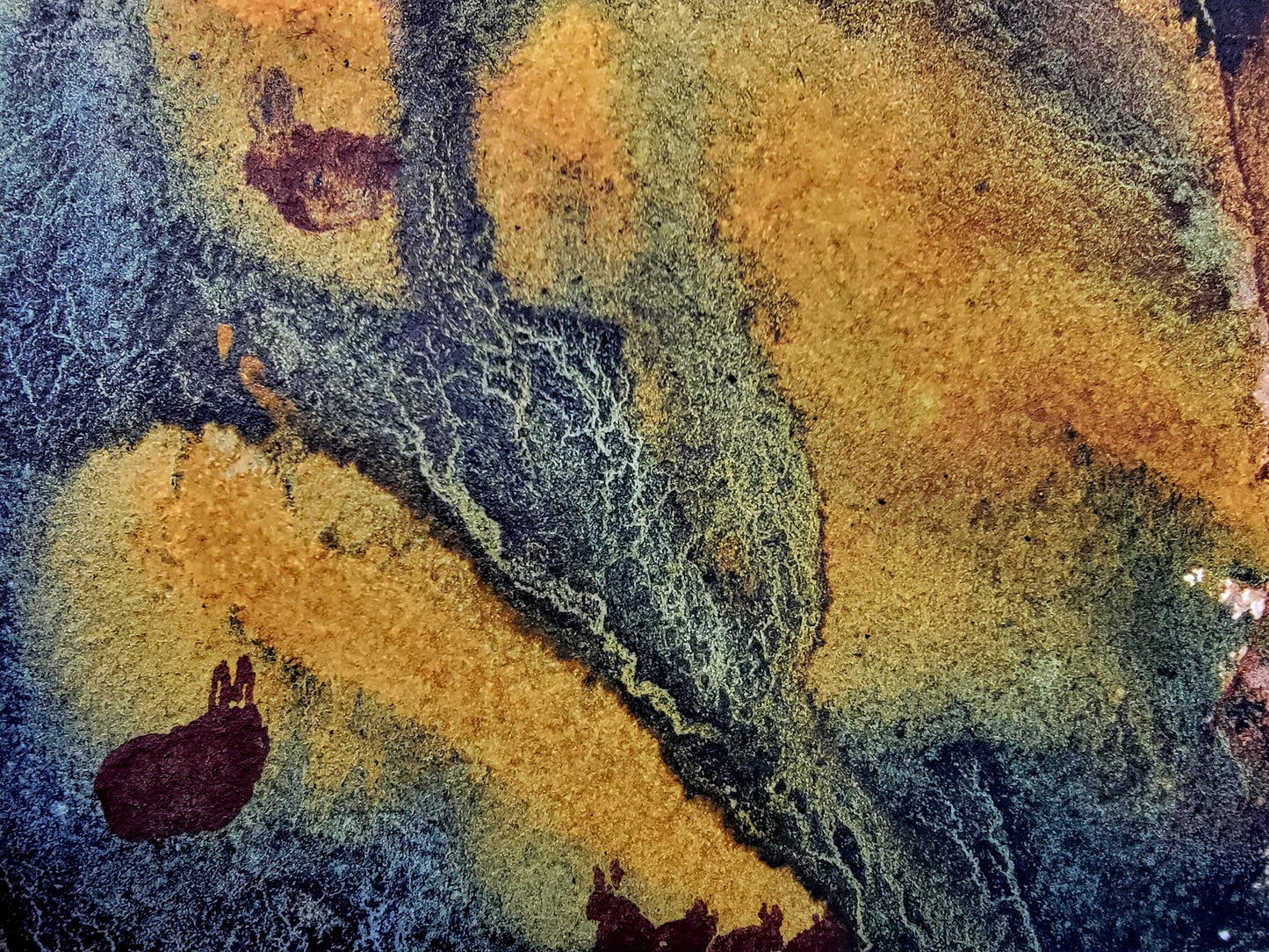 "Rabbit Hill" 9x12 Original Matted Watercolor Painting