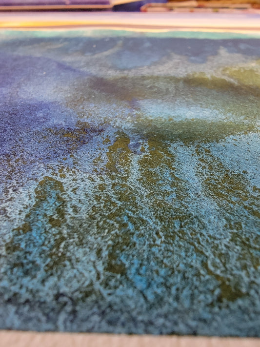 "Awakening Depths" 12x12 Original Watercolor Painting