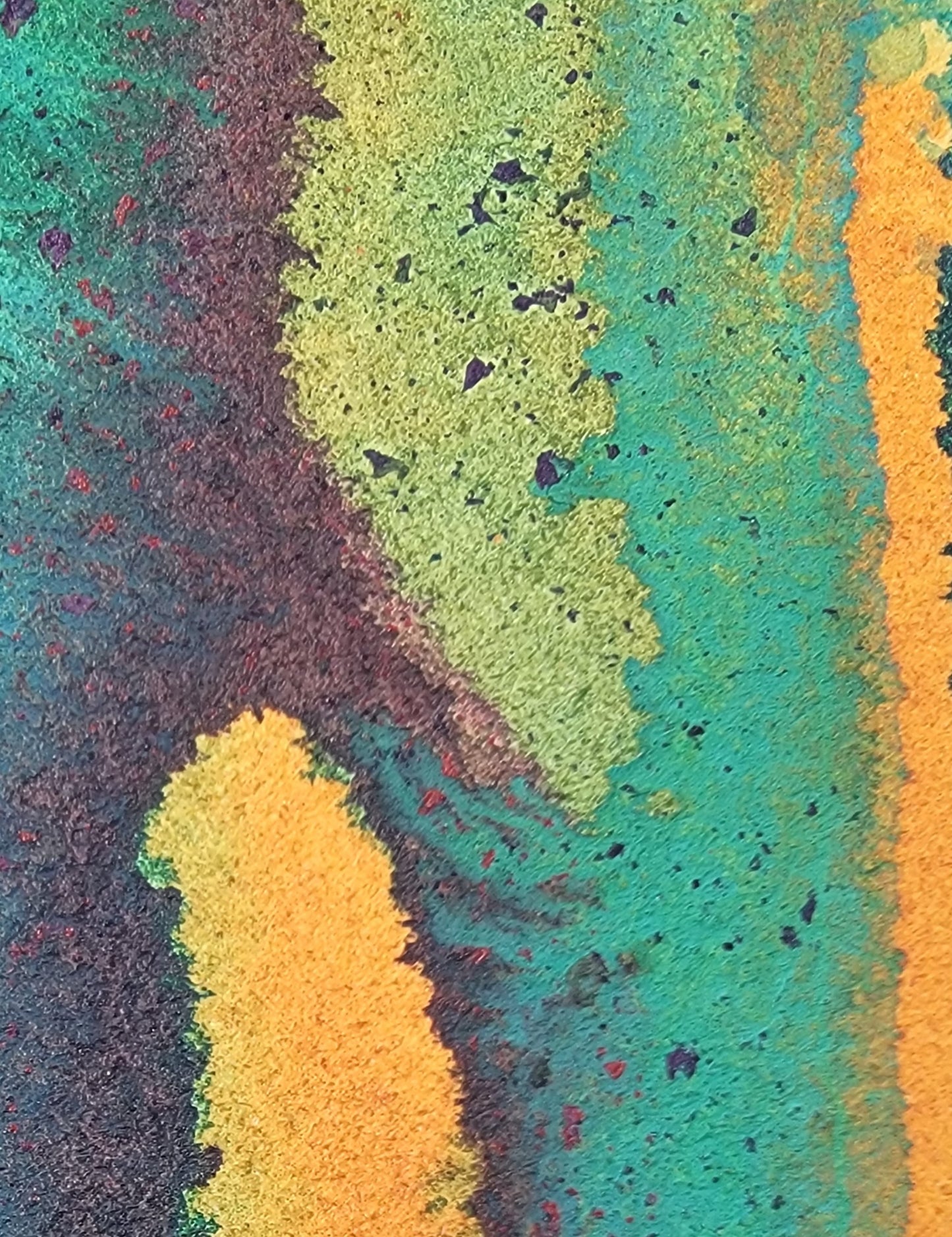 "Strata" 4x10 Original Watercolor Painting