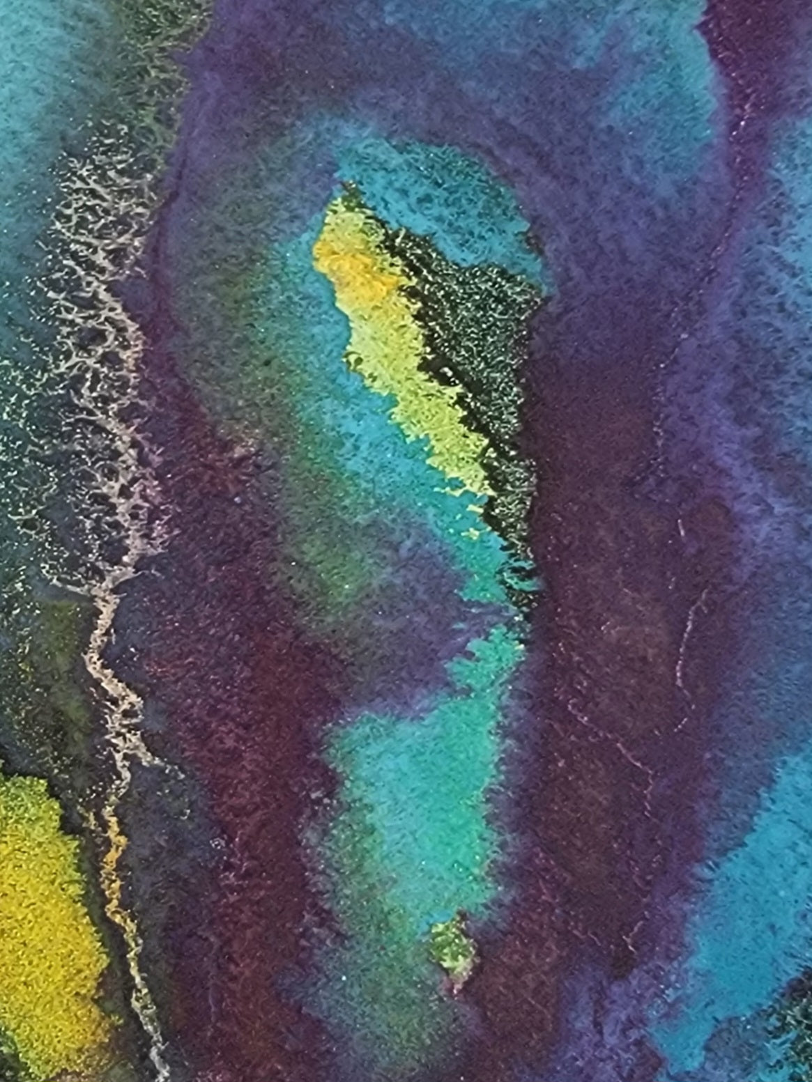 "Eddies" 6x12 Original Watercolor Painting