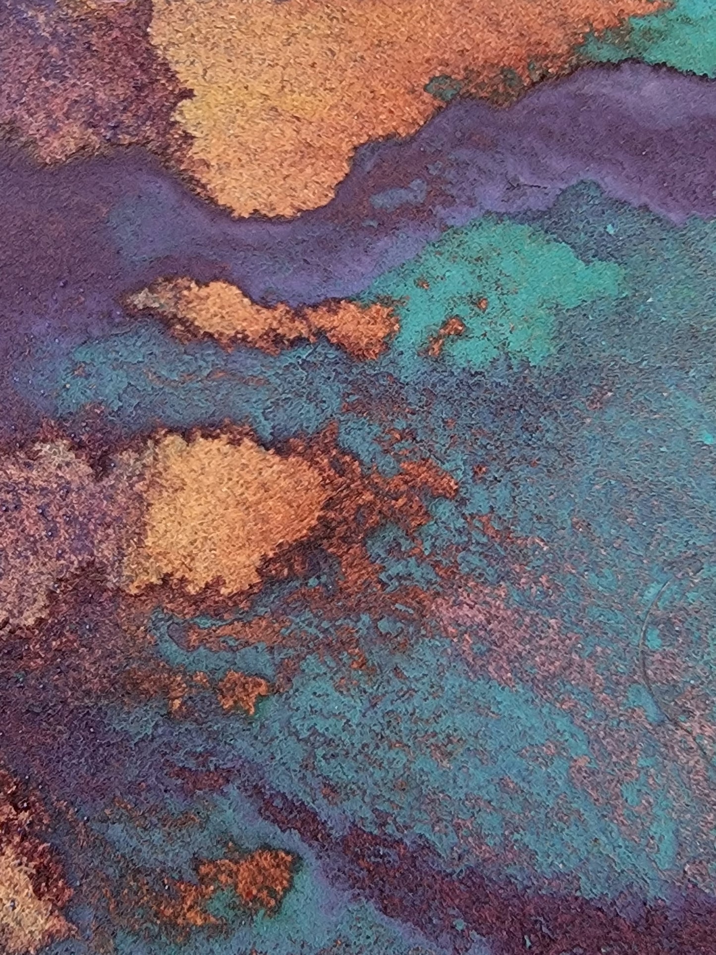 "Molten Thread" 4x10 Original Watercolor Painting