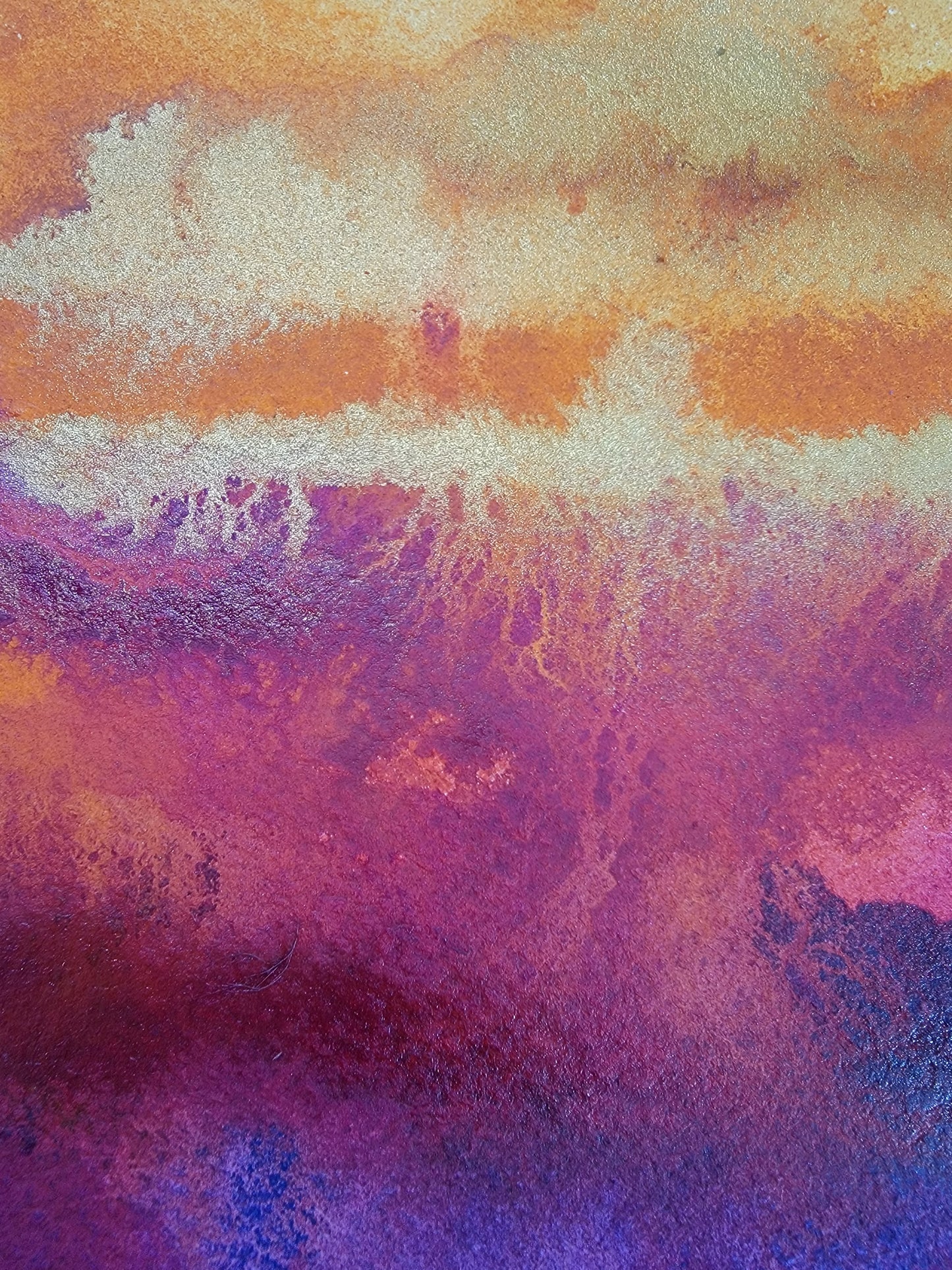 "Afterglow" 6x12 Original Watercolor Painting