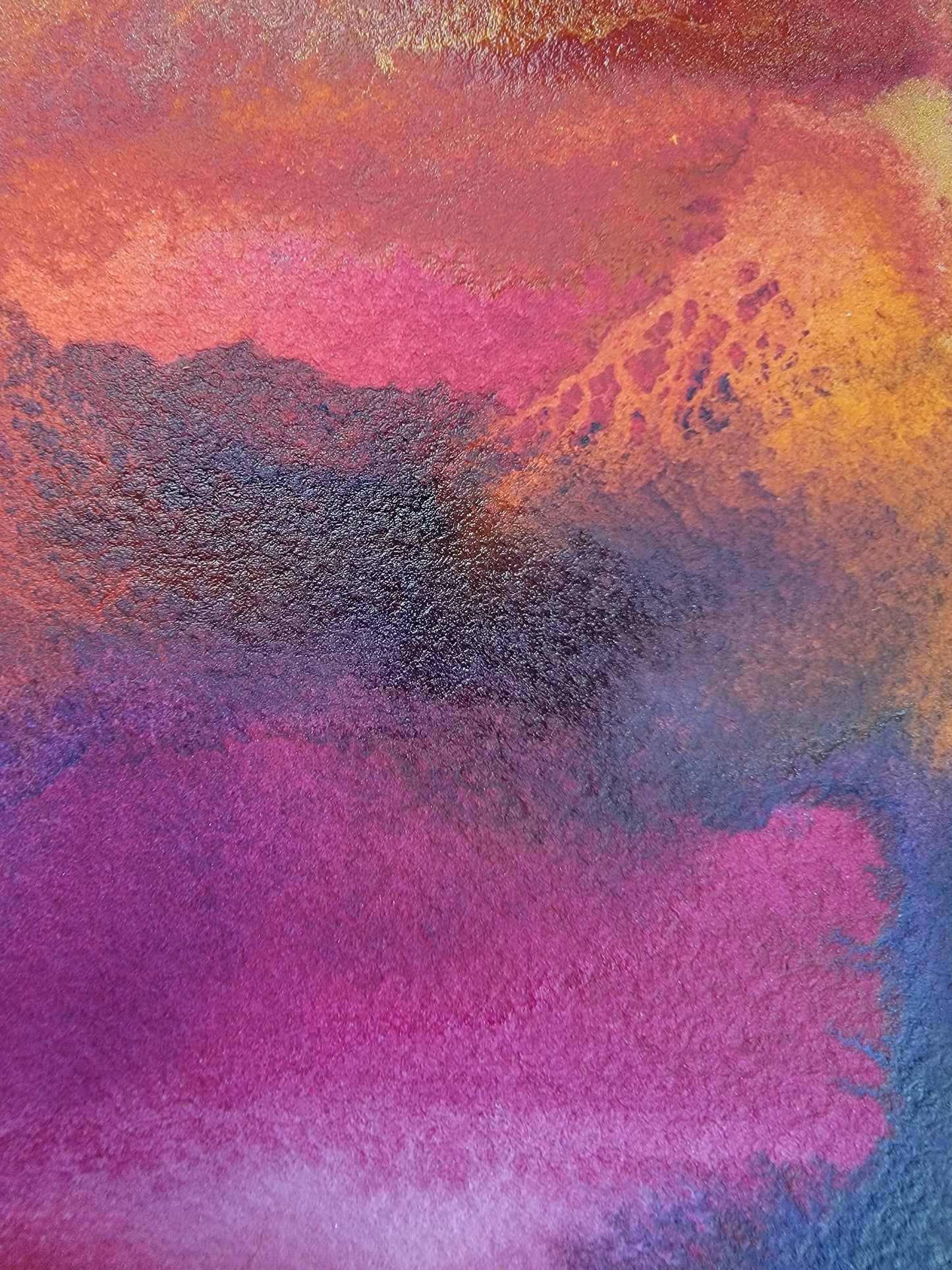 "Afterglow" 6x12 Original Watercolor Painting