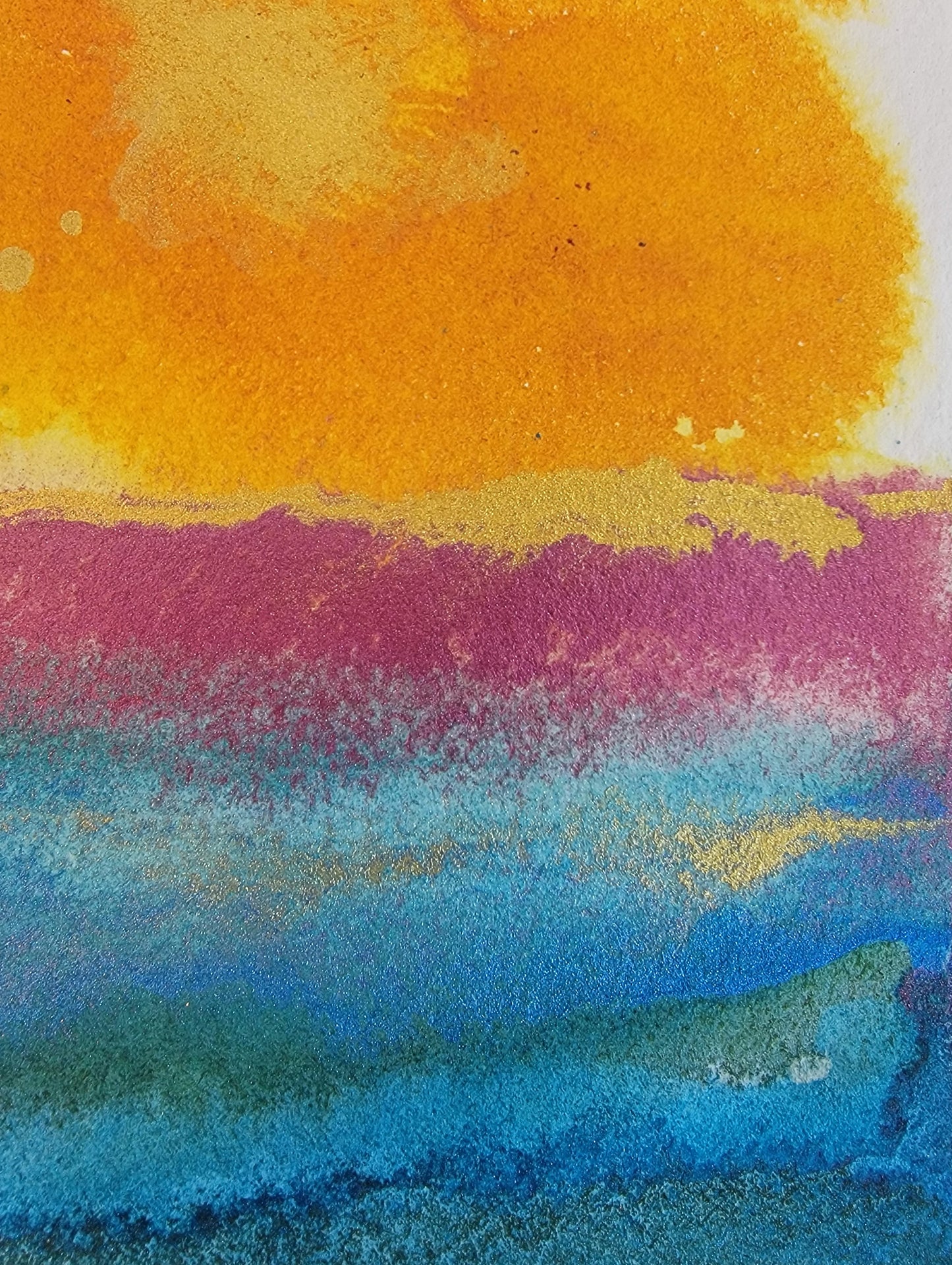 "Horizon" 6x12 Original Watercolor Painting