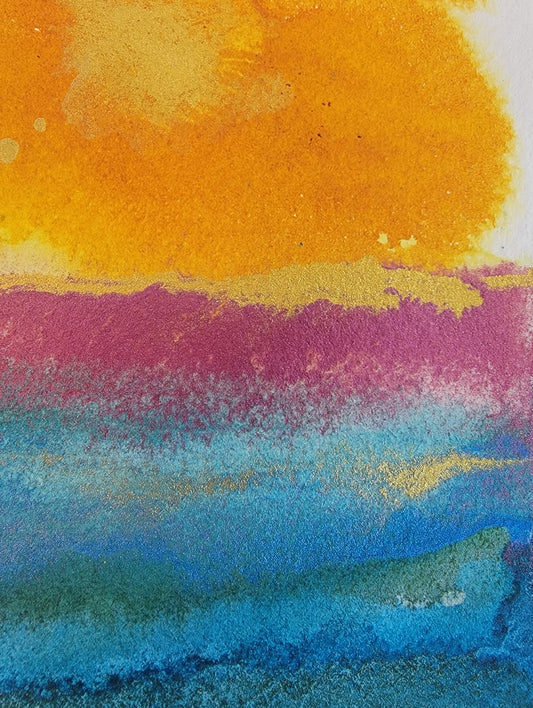 "Horizon" 6x12 Original Watercolor Painting