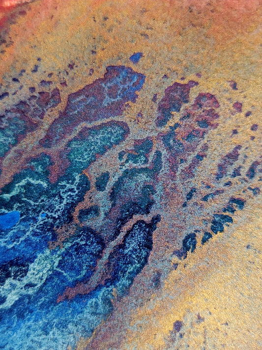 "Sun Melt" 11x14 Original Watercolor Painting