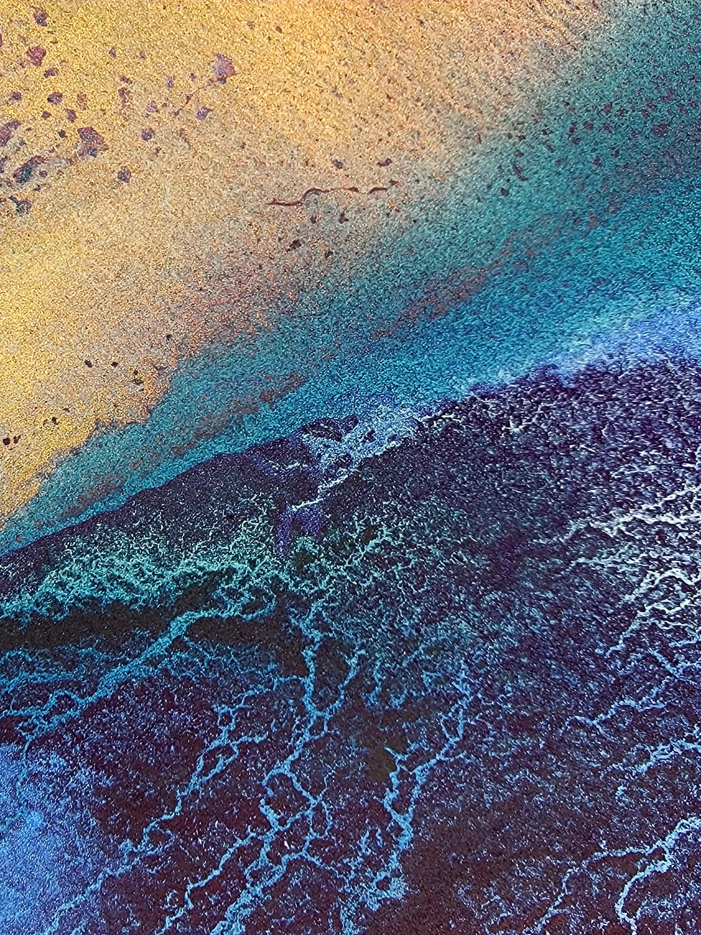 "Sun Melt" 11x14 Original Watercolor Painting