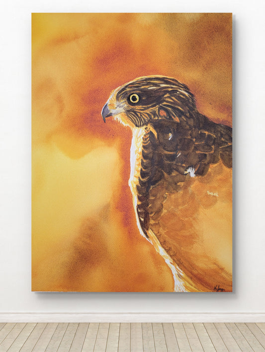 "Burnished" 12x16 Original Watercolor Painting