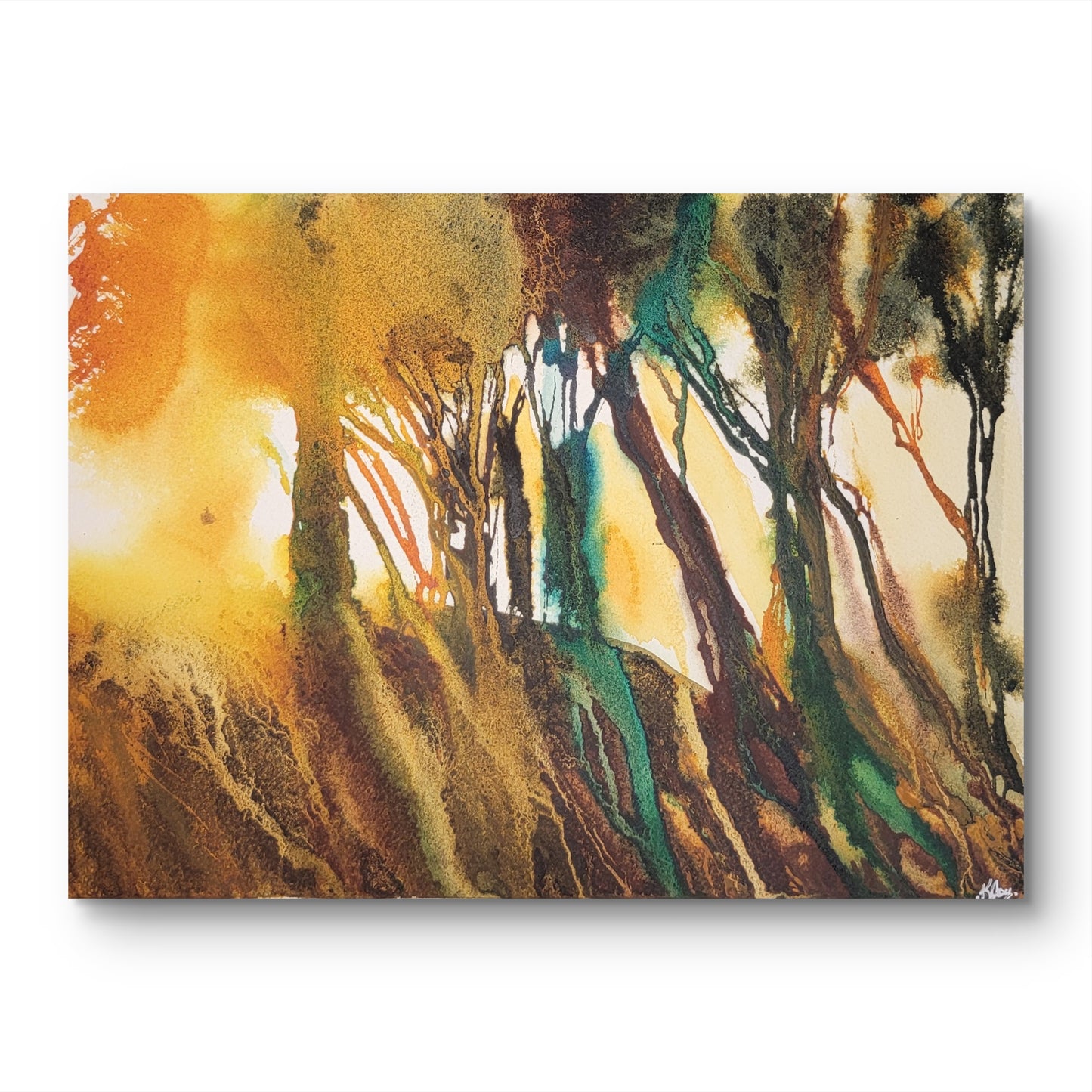 "Glint" Original Watercolor Painting