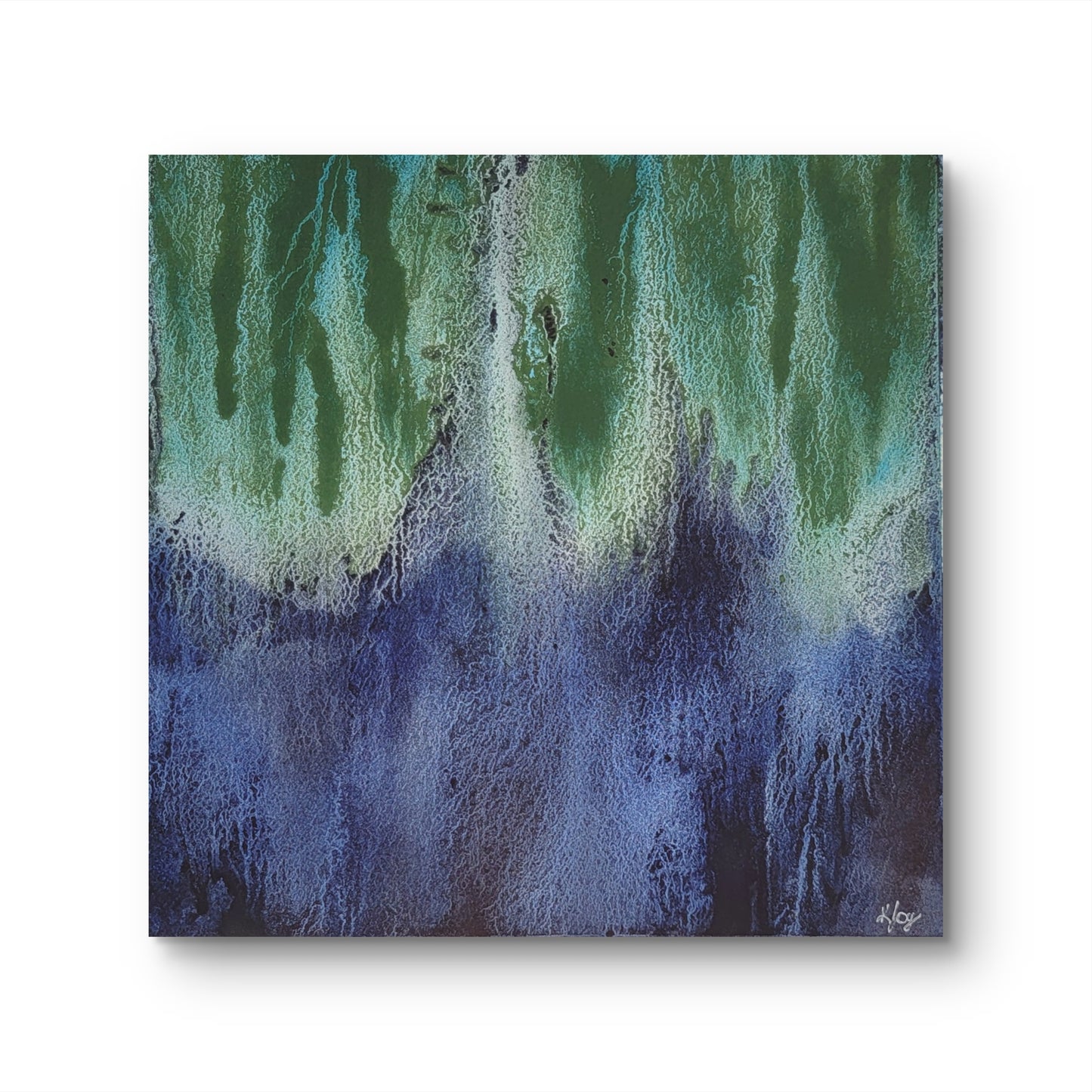 Ancient Waters 12x12 Original Watercolor Painting