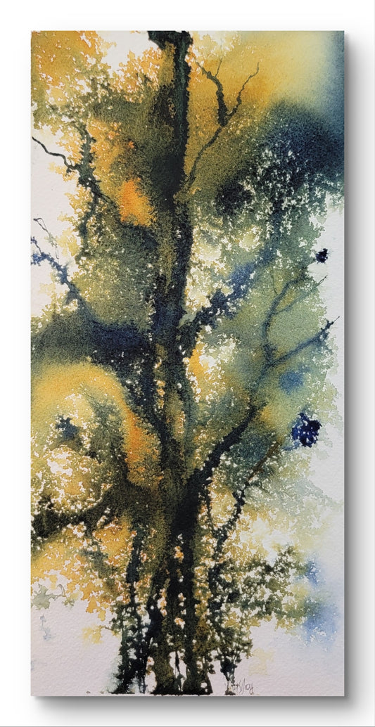 "Skyward" 6x12 Original Watercolor Painting