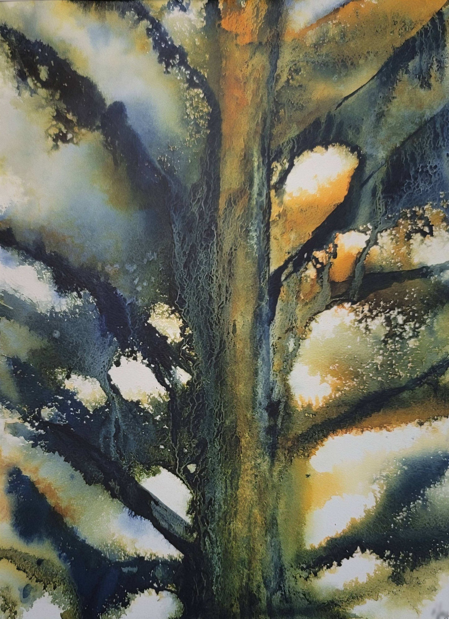 "Sentinel" 12x16 Original Matted Watercolor Painting