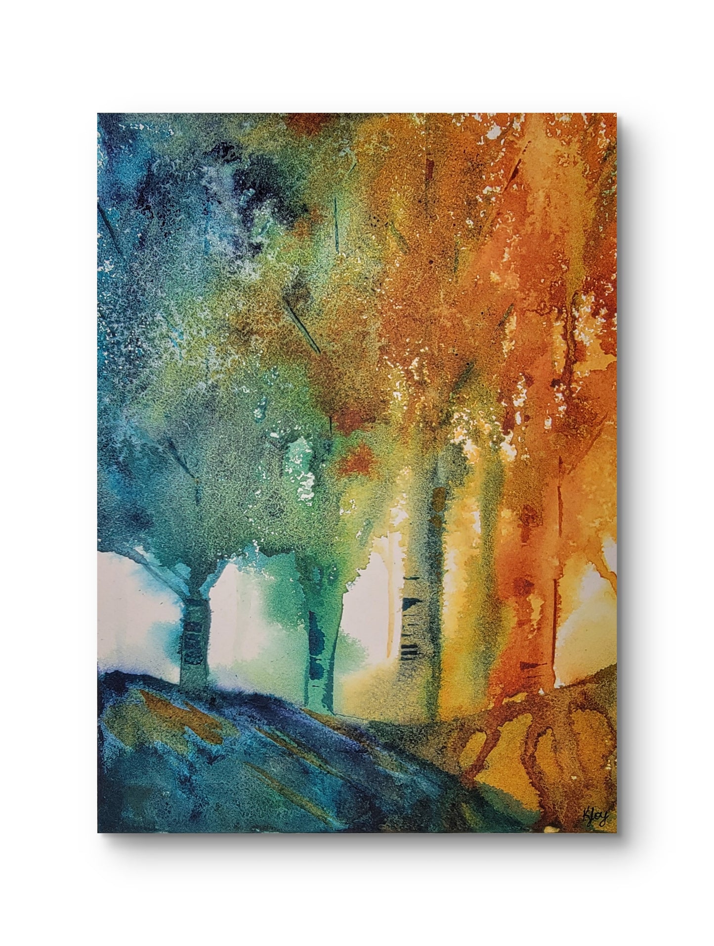 "Threshold" 9x12 Original Watercolor Painting