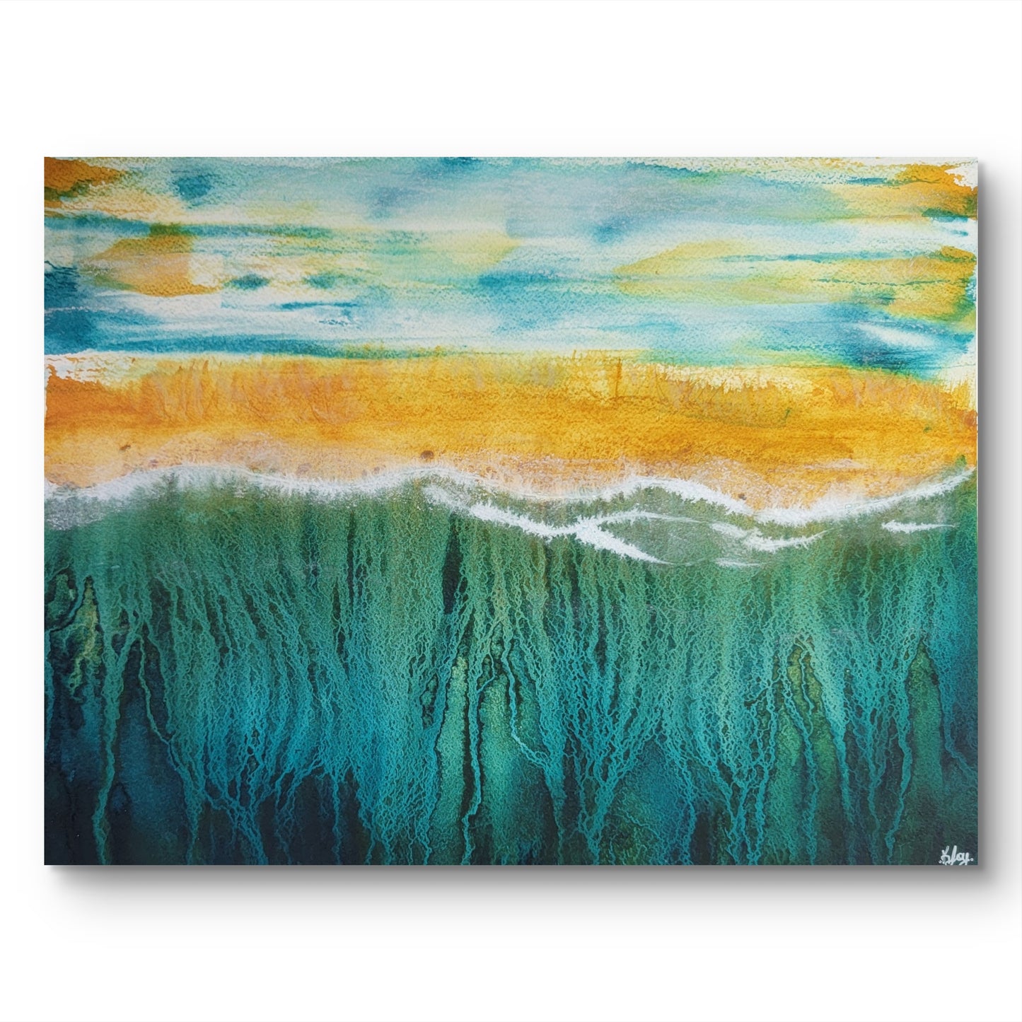 "Tethered" 12x16 Original Watercolor Painting