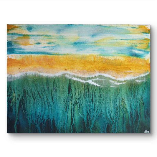 "Tethered" 12x16 Original Watercolor Painting