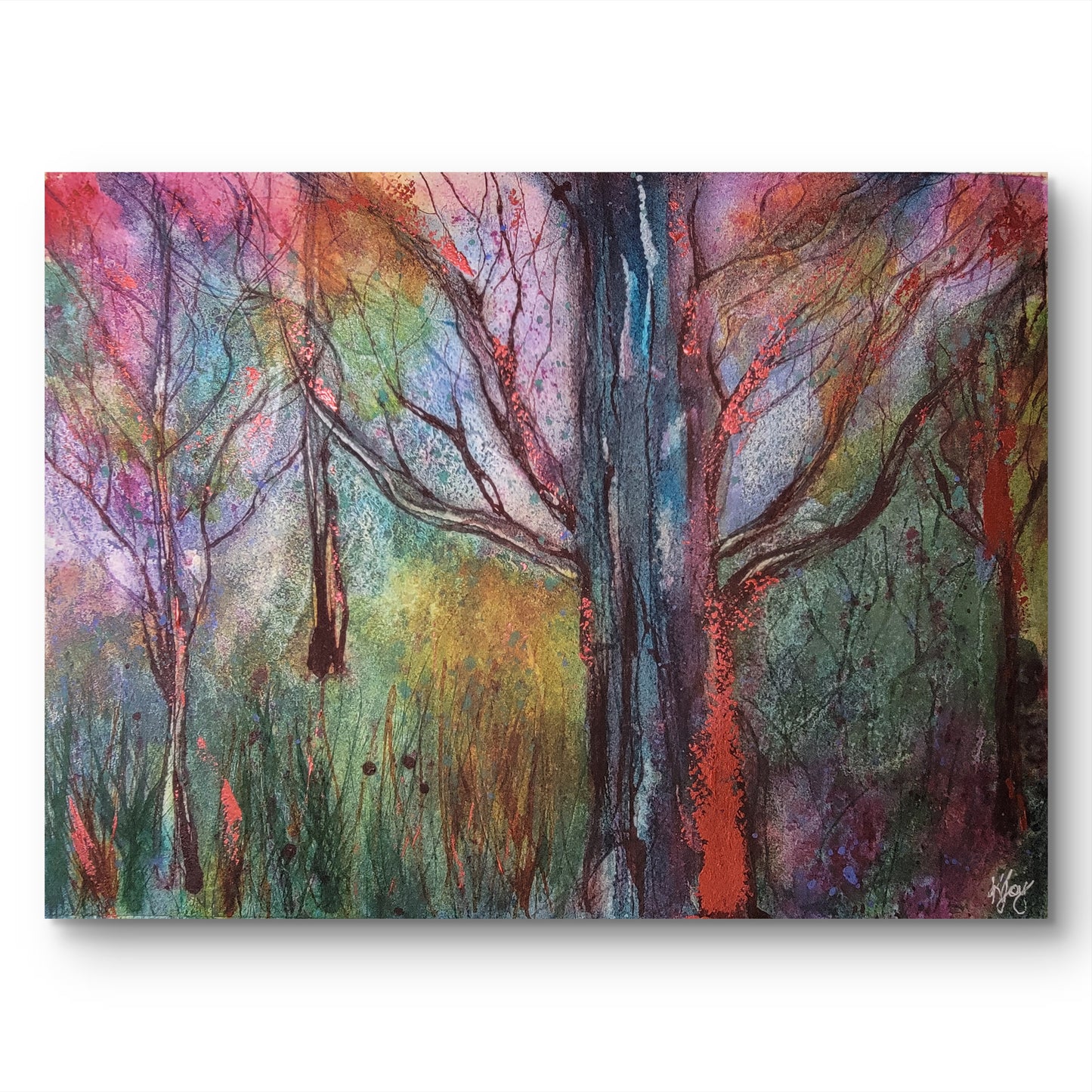 "The Fire We Carry" 9x12 Original Watercolor Painting