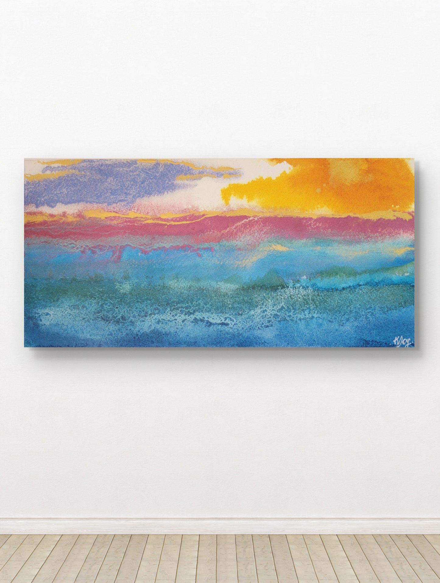 "Horizon" 6x12 Original Watercolor Painting