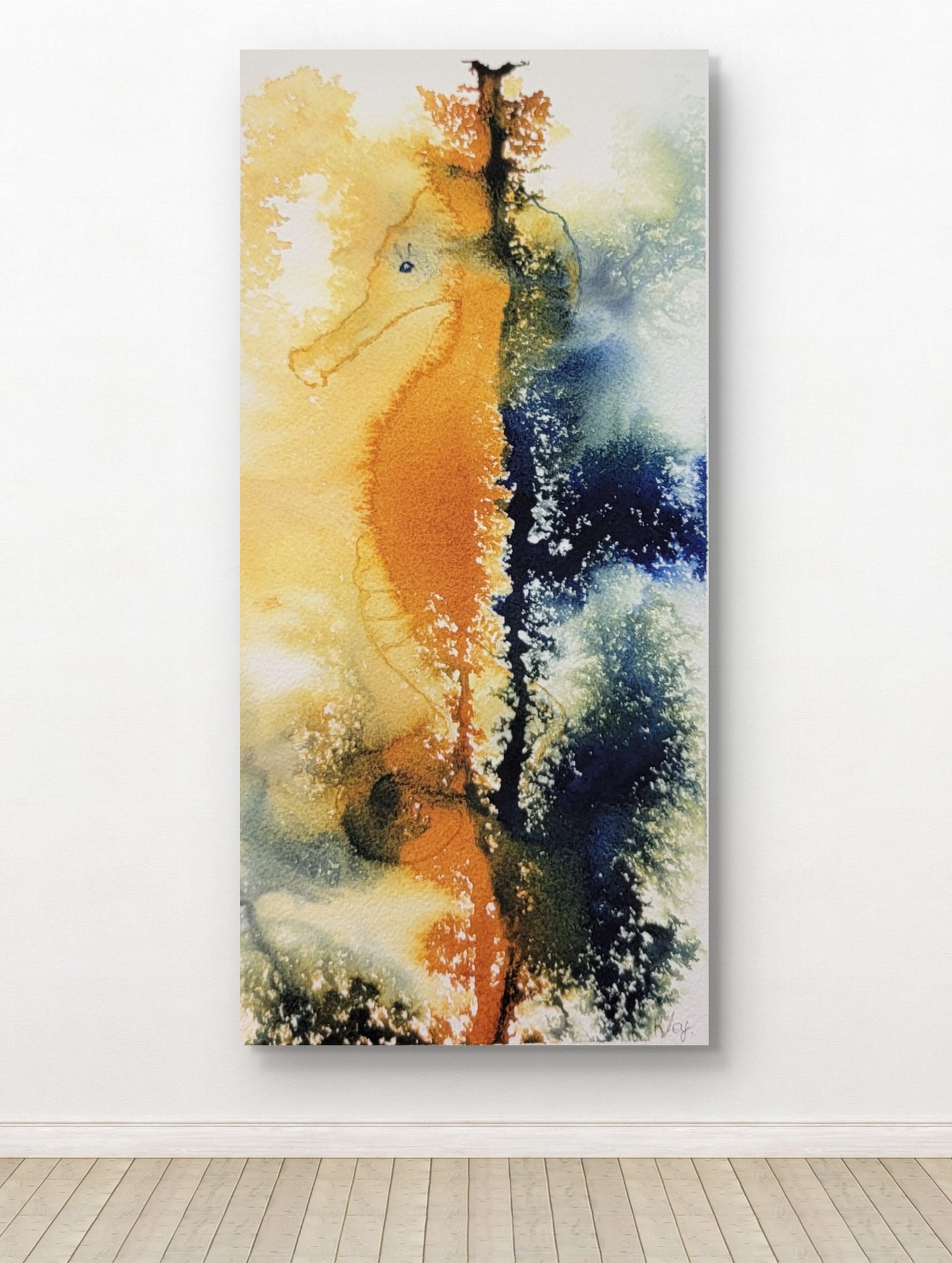 "Kelpchild" 6x12 Original Watercolor Painting