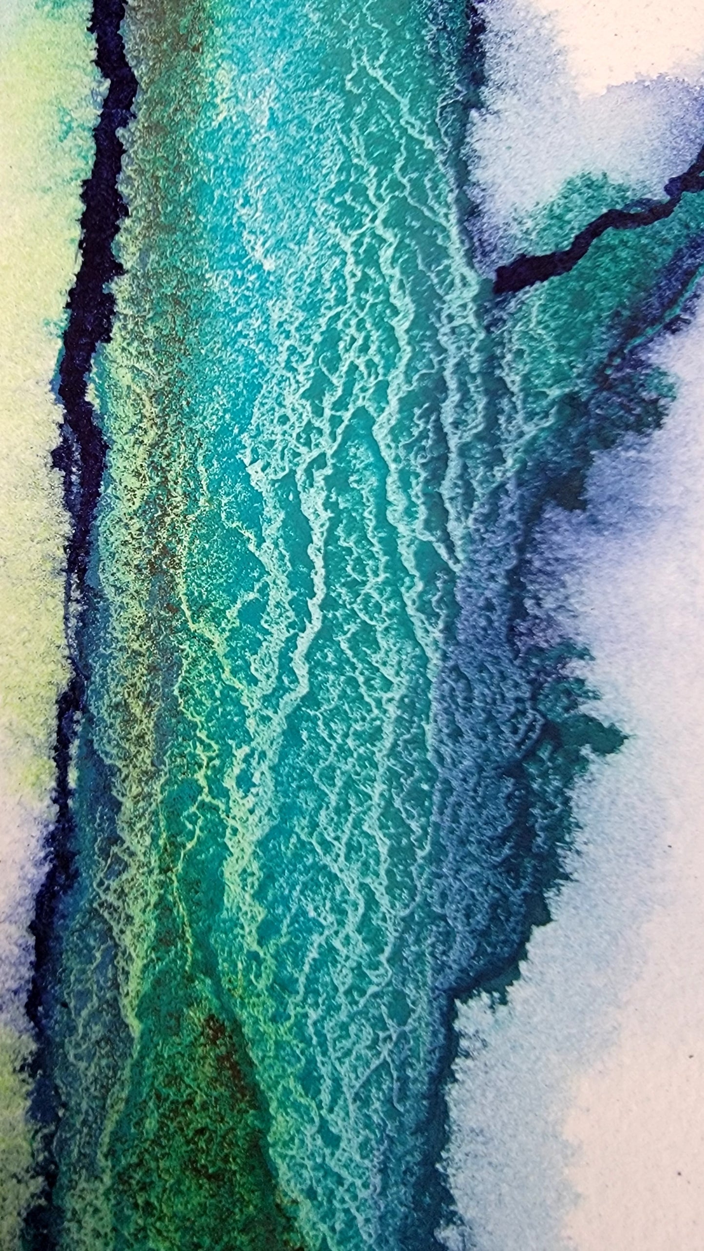 Moonwater 12x12 Original Watercolor Painting