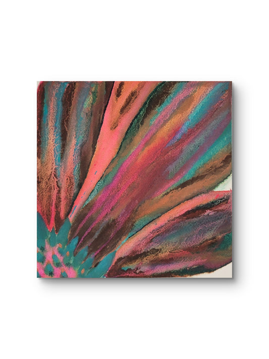 Retro Botanicals No. 1 8x8 Original Watercolor Painting
