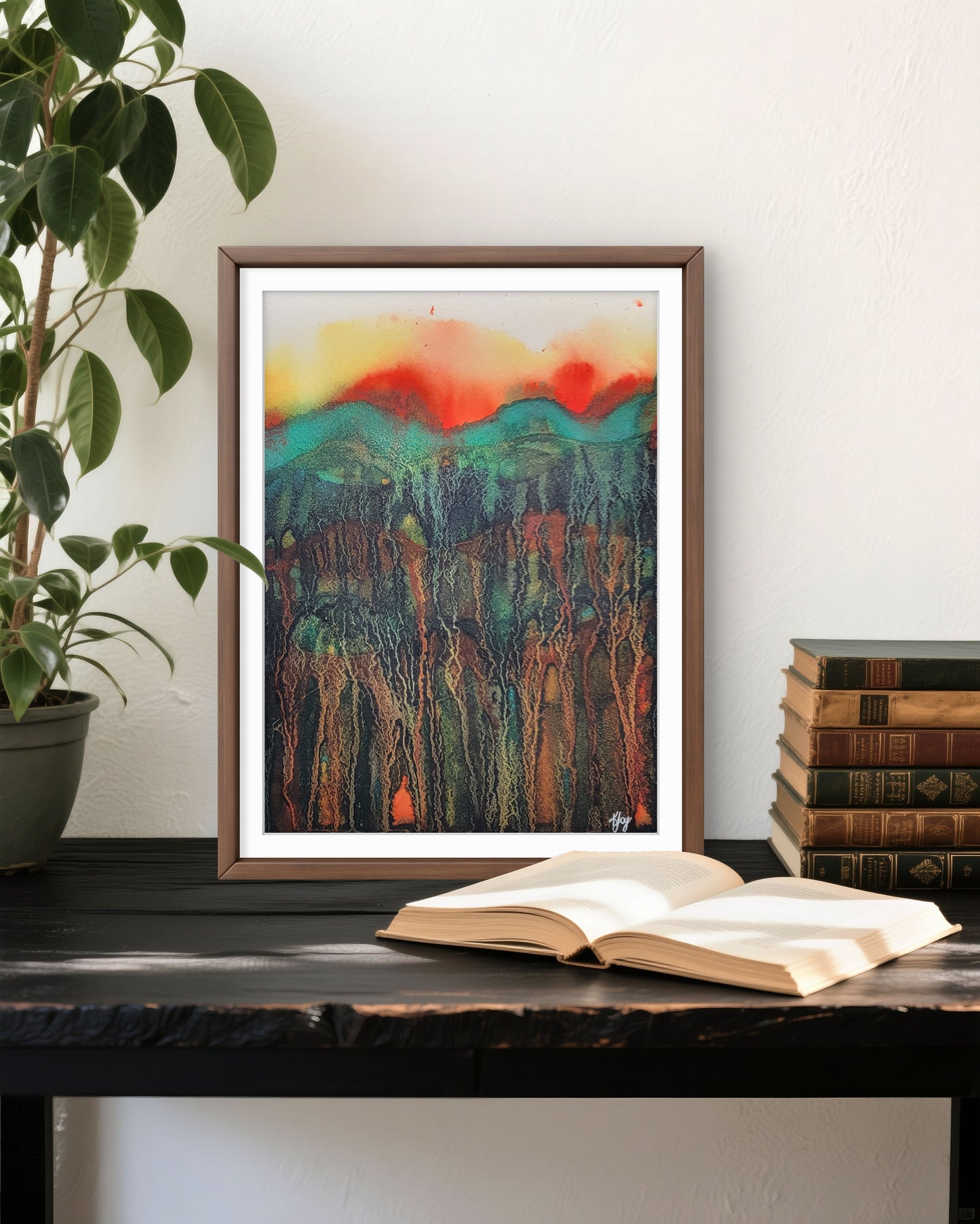 Mountain Unraveling — 9x12 Original Watercolor Painting