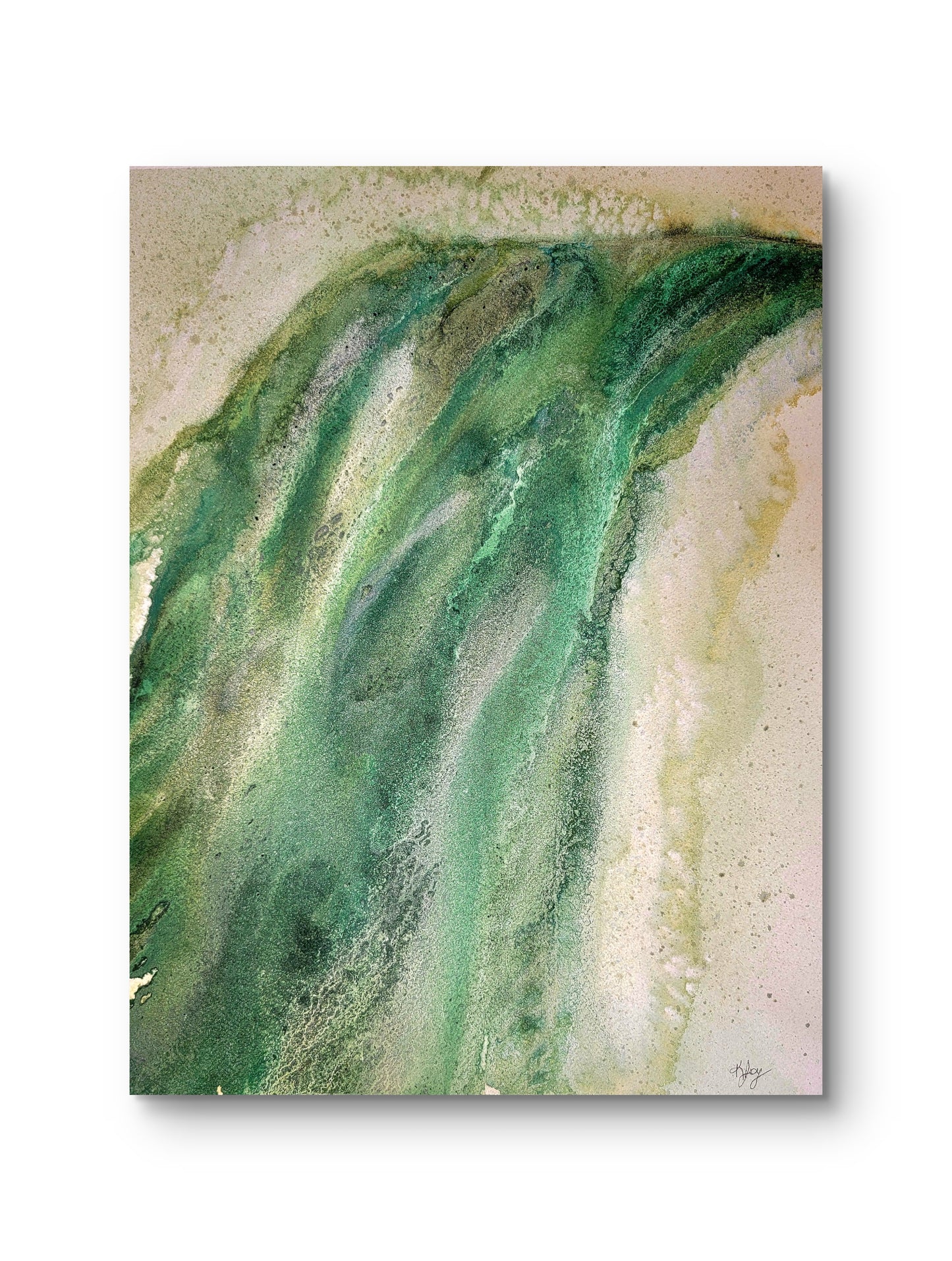 "Resound" 12x16 Matted Original Watercolor Painting