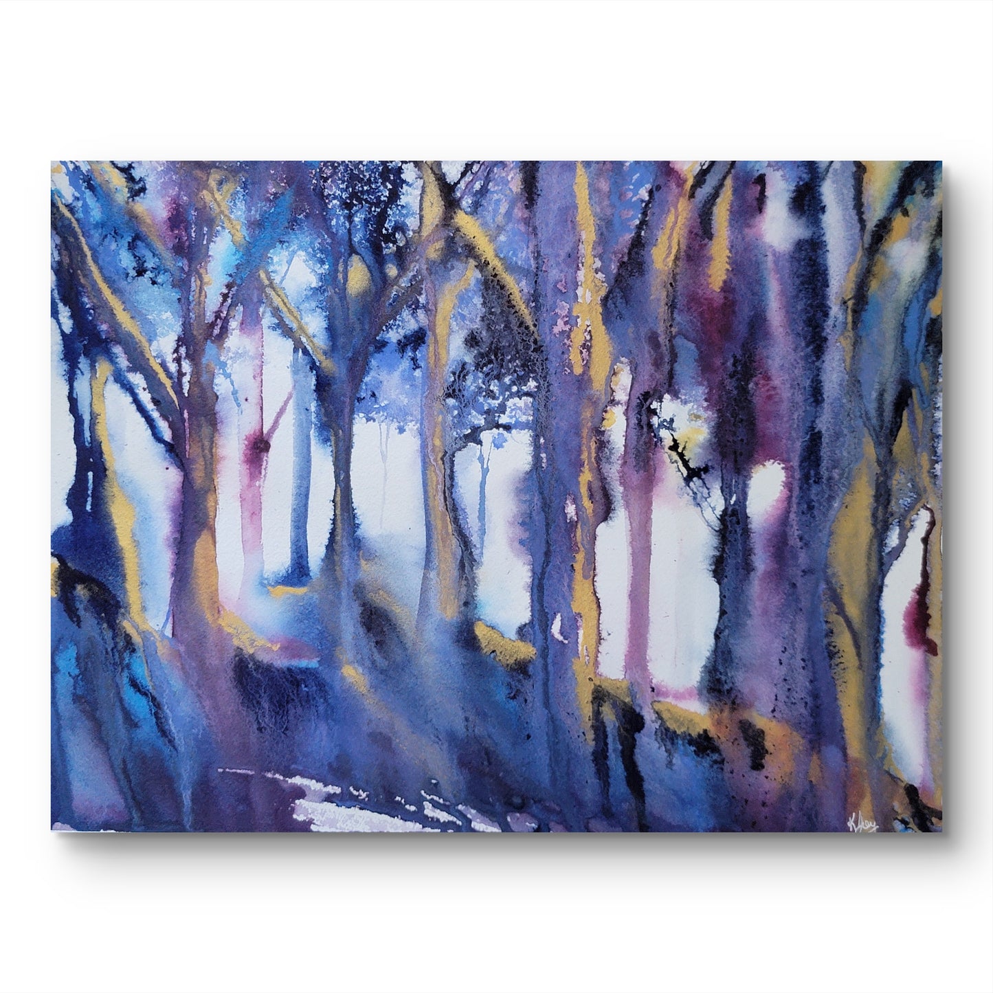 "Where Light Rests" 12x16 Matted Original Watercolor Painting