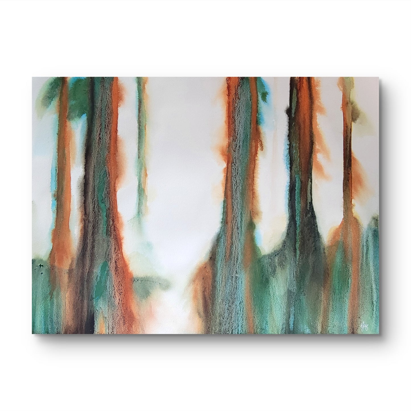 Memories of the Grove 18x24 Original Watercolor Painting