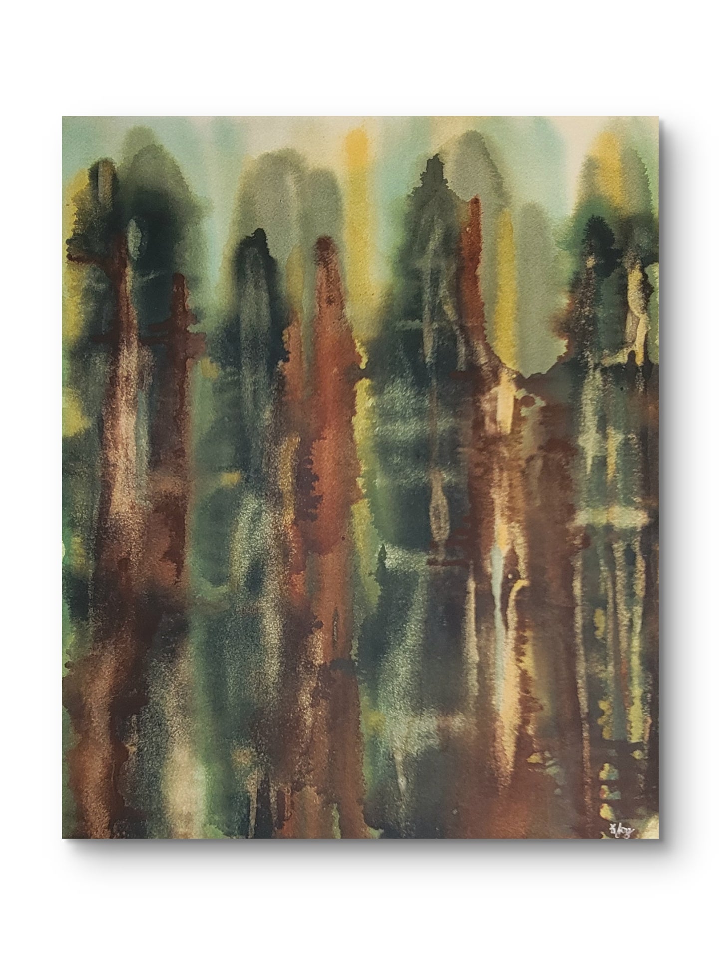 Faded Summers 16x20 Original Watercolor Painting