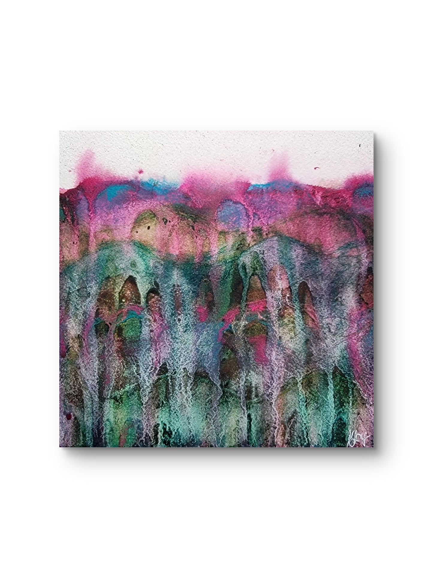 Excavation — 8x8 Original Watercolor Painting