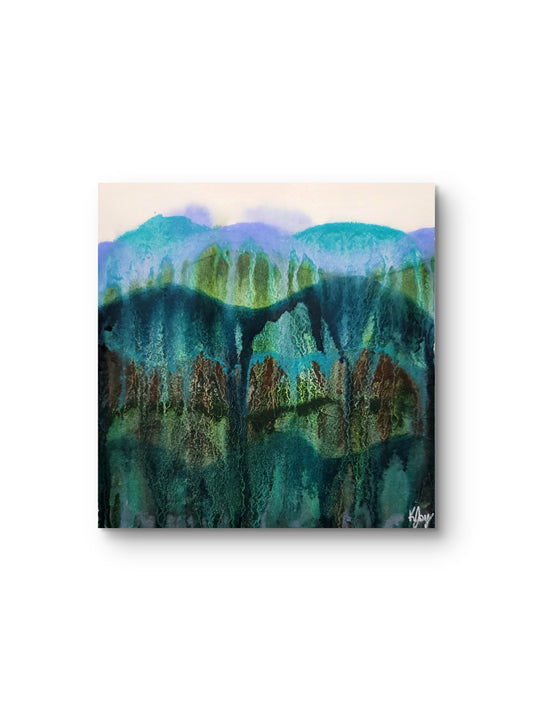 Stages — 8X8 Original Watercolor Painting