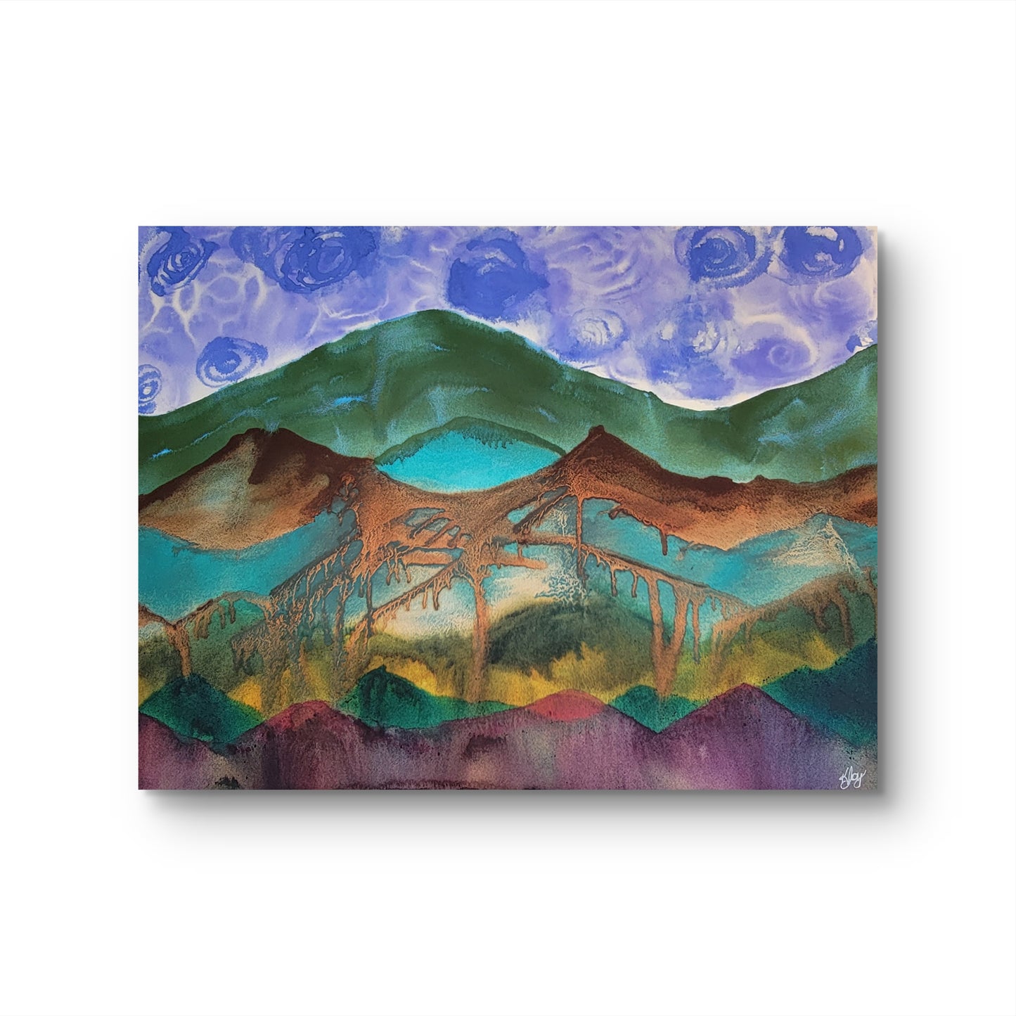 Ranges 18x24 Original Watercolor Painting