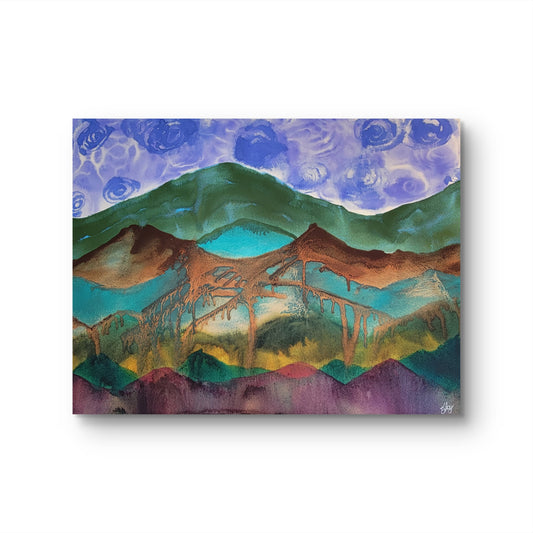 Ranges 18x24 Original Watercolor Painting