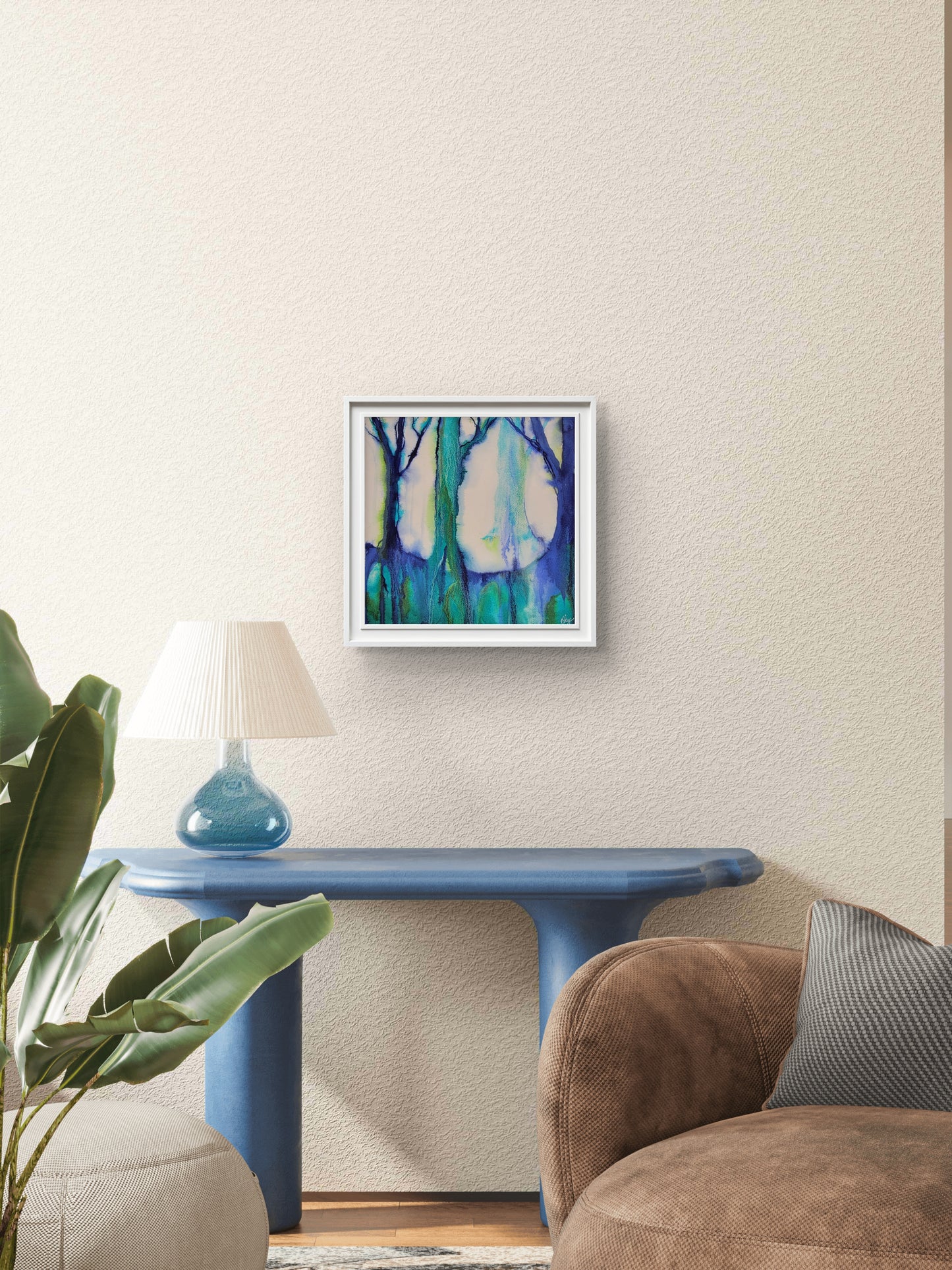 Moonwater 12x12 Original Watercolor Painting