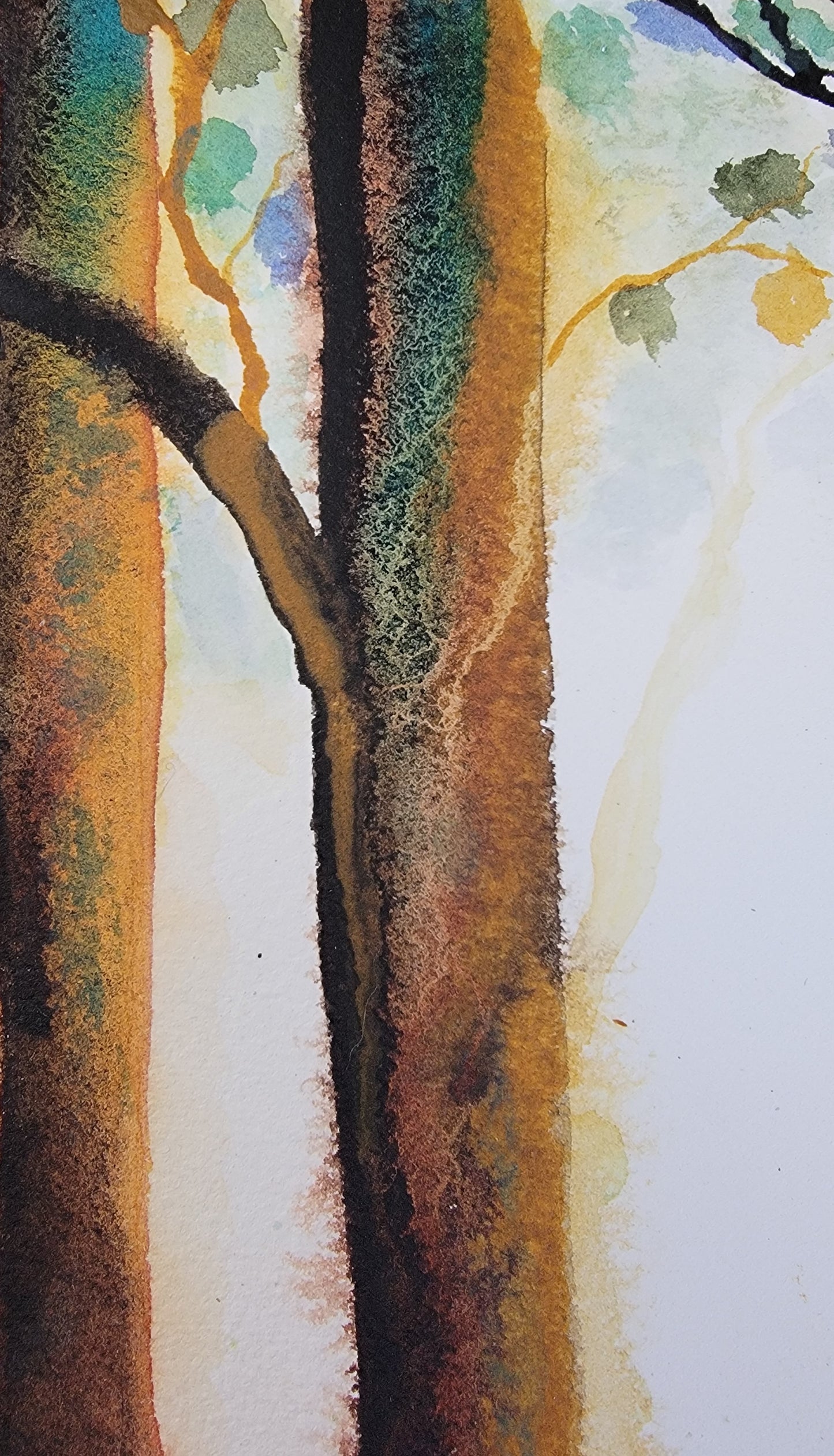 Held in the Early Light 12x12 Original Watercolor Painting