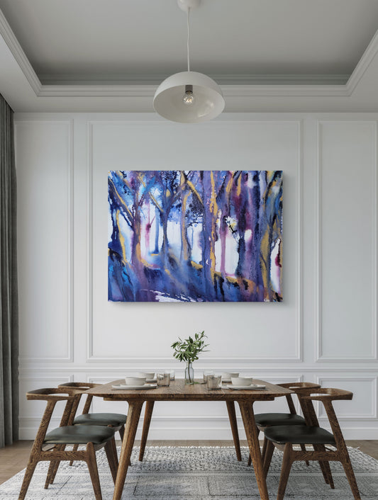 "Where Light Rests" 12x16 Matted Original Watercolor Painting