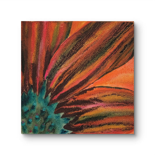 Retro Botanicals No. 3 8x8 Original Watercolor Painting