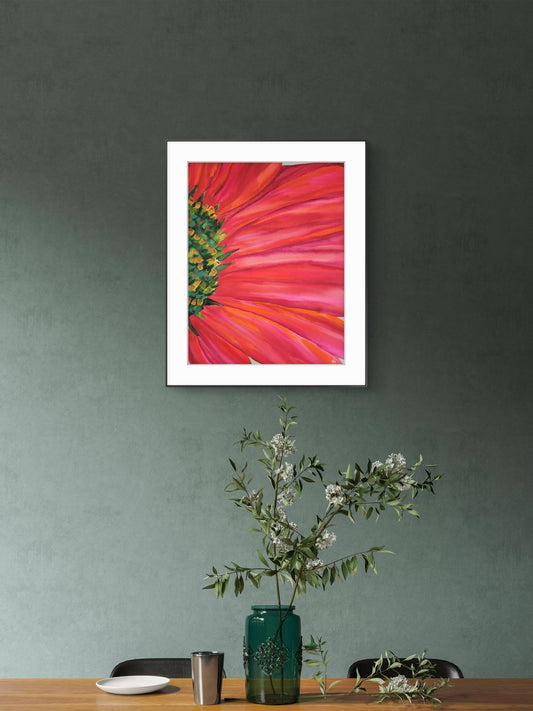Echinacea Fireworks — 24x18 Original Watercolor Painting