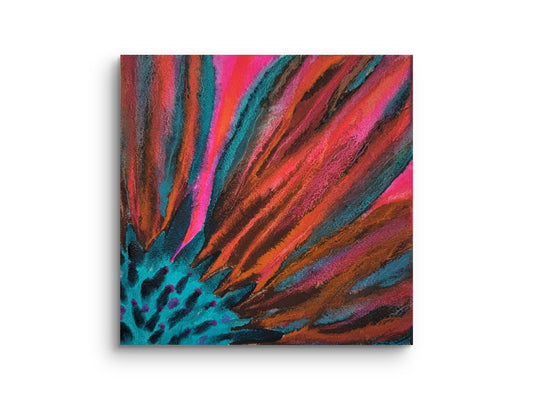 Retro Botanicals No. 2 8x8 Original Watercolor Painting