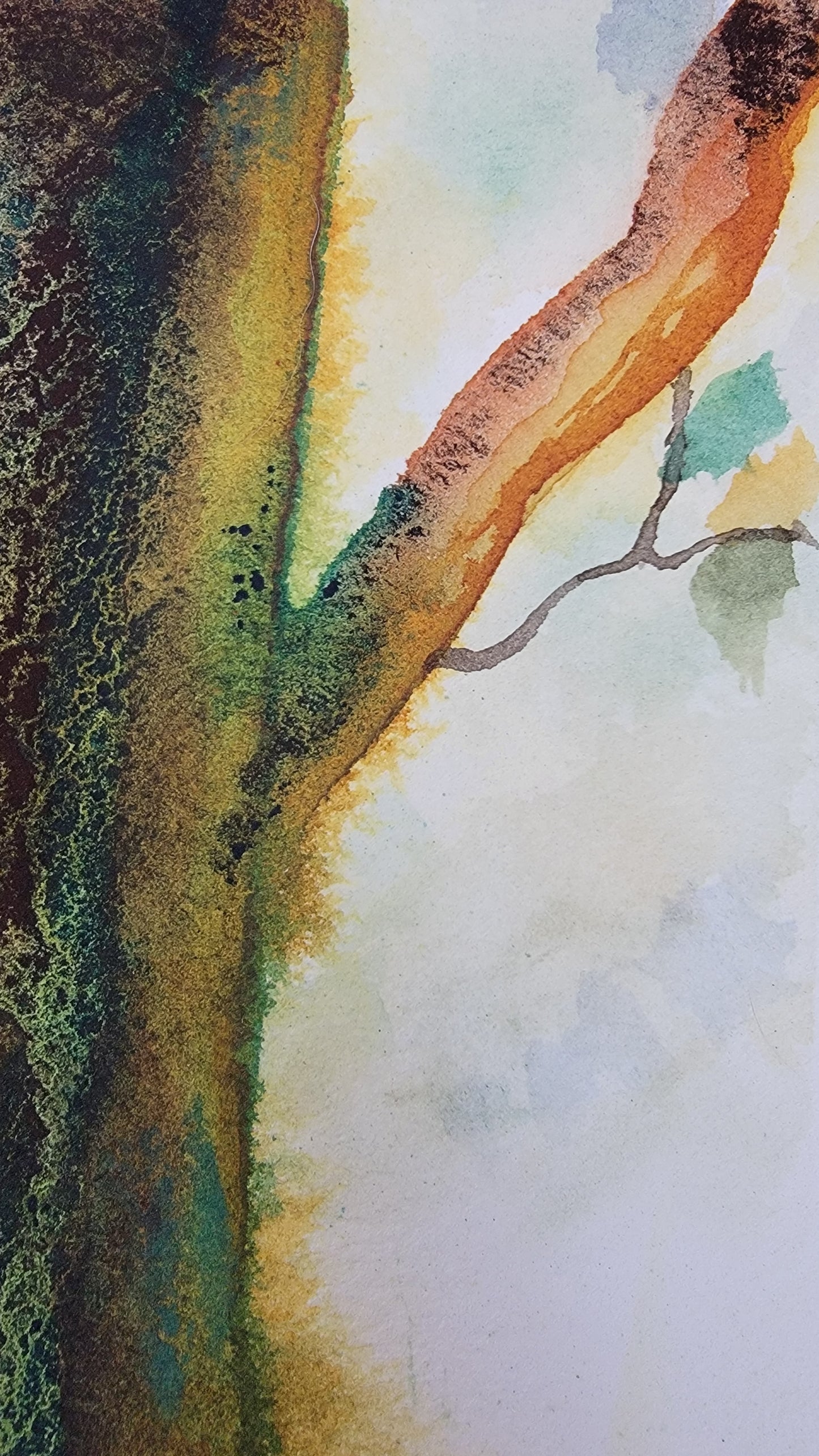 Held in the Early Light 12x12 Original Watercolor Painting